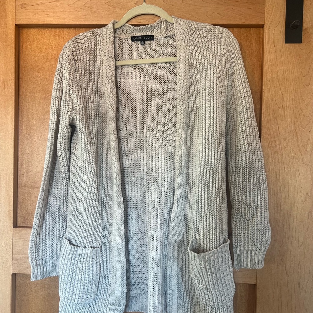 Women's Cream Cardigan Sweater